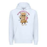 White out here lookin like a snack Premium Hoodie - MaliasSmallBusiness