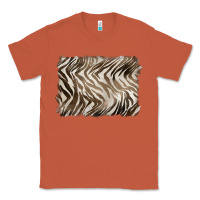 Copper brown zebra pattern background Classic Tee - BarkalooDesign