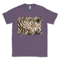 Lavender brown zebra pattern background Classic Tee - BarkalooDesign