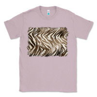 Lilac brown zebra pattern background Classic Tee - BarkalooDesign