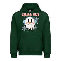Forest Green chill out christmas snowman Urban Hoodie - MaliasSmallBusiness