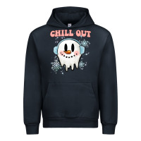 Navy chill out christmas snowman Urban Hoodie - MaliasSmallBusiness