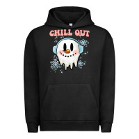 Pigment Black chill out christmas snowman Urban Hoodie - MaliasSmallBusiness