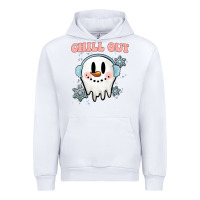 White chill out christmas snowman Urban Hoodie - MaliasSmallBusiness