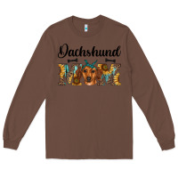 Chestnut western dachshund mom Long Sleeve Tee - RanaPortraitStore