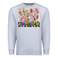 Heather Grey popsicle's and unicorn Premium Sweatshirt - AdoDesignShop