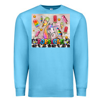Ocean Blue popsicle's and unicorn Premium Sweatshirt - AdoDesignShop