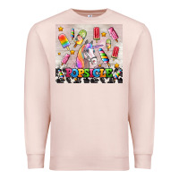 Pale Pink popsicle's and unicorn Premium Sweatshirt - AdoDesignShop
