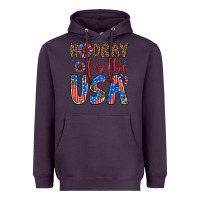 Plum hooray for the usa Heavyweight Hoodie - Artiststas
