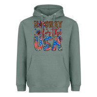 Sage hooray for the usa Heavyweight Hoodie - Artiststas