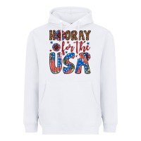 White hooray for the usa Heavyweight Hoodie - Artiststas