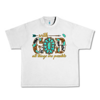 Lunar Rock with god all things are possible with gemstone Urban Heavy Tee - texasbilliewilder