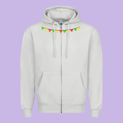 Mexican Flags Zipper Hoodie Designed By Fadigitalartstudio