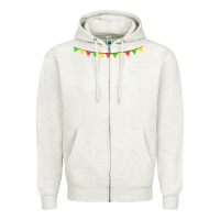 Oatmeal Heather mexican flags Zipper Hoodie - FaDigitalArtStudio