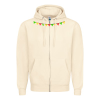 Sandshell mexican flags Zipper Hoodie - FaDigitalArtStudio