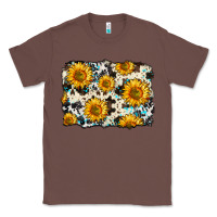 Chestnut cowhide sunflower pattern Classic Tee - Zillion Design Studio