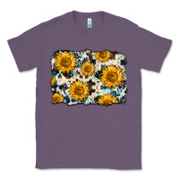 Lavender cowhide sunflower pattern Classic Tee - Zillion Design Studio