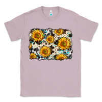 Lilac cowhide sunflower pattern Classic Tee - Zillion Design Studio