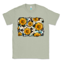 Matcha cowhide sunflower pattern Classic Tee - Zillion Design Studio