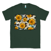 Sports Green cowhide sunflower pattern Classic Tee - Zillion Design Studio