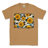 Toasted Coconut cowhide sunflower pattern Classic Tee - Zillion Design Studio