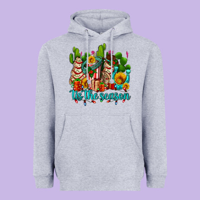 Tis The Season Christmas Tree  Cake Heavyweight Hoodie Designed By Adodesignshop