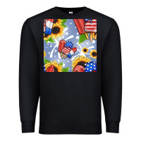 Black patriotic popsicle Premium Sweatshirt - BundleAndBundleShop
