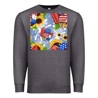 Charcoal Heather patriotic popsicle Premium Sweatshirt - BundleAndBundleShop