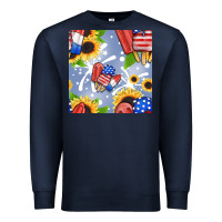 Navy patriotic popsicle Premium Sweatshirt - BundleAndBundleShop