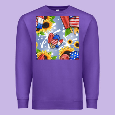 Patriotic Popsicle Premium Sweatshirt Designed By Bundleandbundleshop