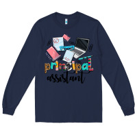 Navy principal assistant Long Sleeve Tee - AdoDesignShop