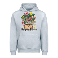 Heather Grey the plant lover Urban Hoodie - MaliasSmallBusiness