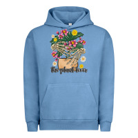 Pigment Pebble Blue the plant lover Urban Hoodie - MaliasSmallBusiness