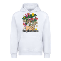 White the plant lover Urban Hoodie - MaliasSmallBusiness