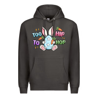Smoke too hip to hop easter Premium Hoodie - MaliasSmallBusiness