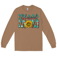 Toasted Coconut western blessed mom with sunflower Long Sleeve Tee - texasbilliewilder