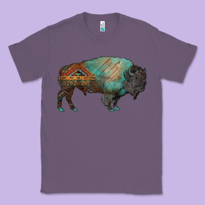 Aztec Bison Classic Tee Designed By Ranaportraitstore