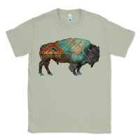 Matcha aztec bison Classic Tee - RanaPortraitStore