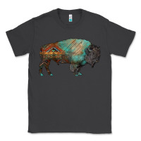 Smoke aztec bison Classic Tee - RanaPortraitStore