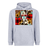 Heather Grey bullskull Sunflower Heavyweight Hoodie - JahusDesignShop