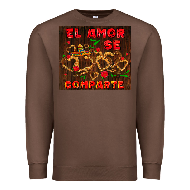 El Amor Se Comparte With Churros Premium Sweatshirt by AdoDesignShop | Teevron