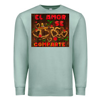 Seafoam el amor se comparte with churros Premium Sweatshirt - AdoDesignShop