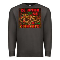 Smoke el amor se comparte with churros Premium Sweatshirt - AdoDesignShop