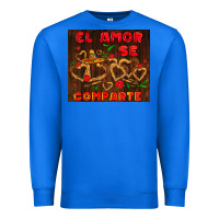True Royal el amor se comparte with churros Premium Sweatshirt - AdoDesignShop