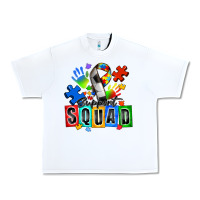 White soccer support squad autism Urban Heavy Tee - Zillion Design Studio
