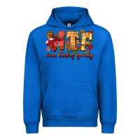Cobalt funny thanksgiving wine turkey family Urban Hoodie - MaliasSmallBusiness