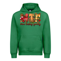 Emerald funny thanksgiving wine turkey family Urban Hoodie - MaliasSmallBusiness