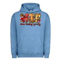 Pigment Pebble Blue funny thanksgiving wine turkey family Urban Hoodie - MaliasSmallBusiness