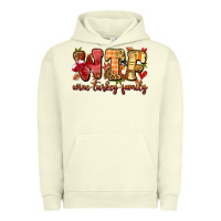 Pigment Pistachio funny thanksgiving wine turkey family Urban Hoodie - MaliasSmallBusiness