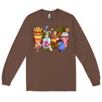 Chestnut cartoon characters coffee cups Long Sleeve Tee - Zillion Design Studio